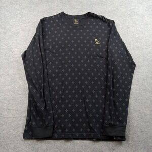 OVO October's Very Own Shirt Men Medium Drake Black Owl Logo Canada Allover